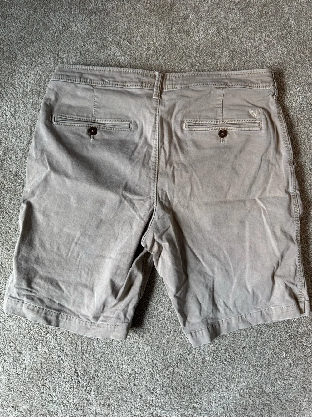 American Eagle Outfitters Men's Flat Front Shorts in Taupe